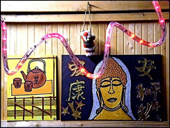 Frau Müller gerahmt